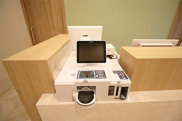 自動精算機を導入しています